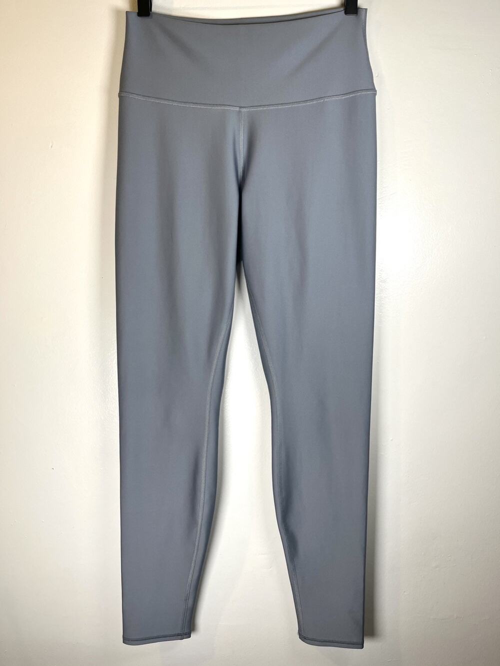 Alo Yoga High Waist Airlift Legging Steel Gray Silver Size L Full Length Active